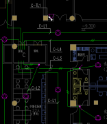 消防廣播系統(tǒng)圖紙?jiān)趺捶诌@兩種線？